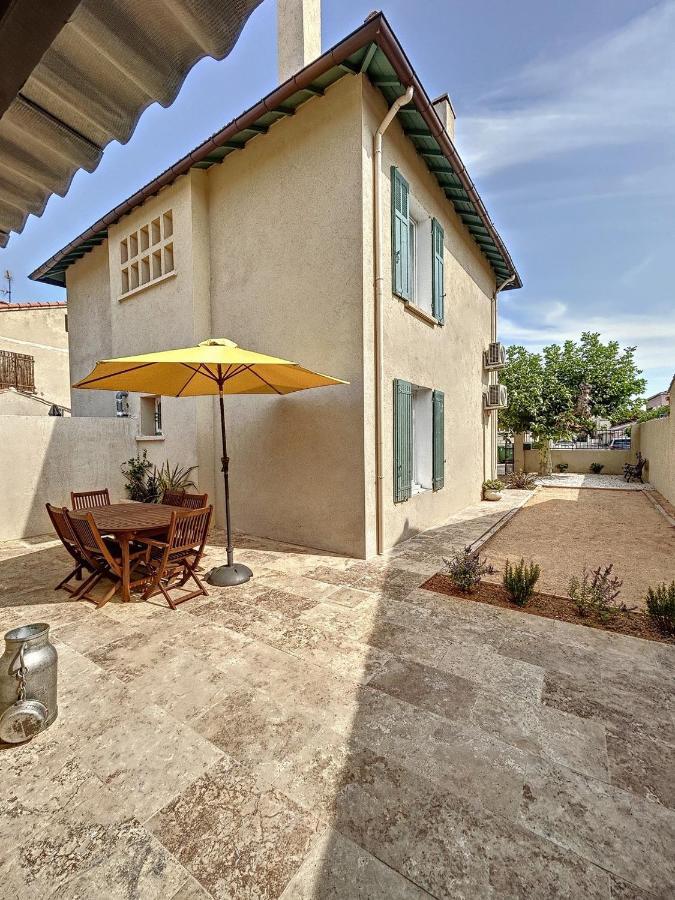 Charmante Maison De Ville Avec Jardin, Terrasse Et Terrain De Petanque Fos-sur-Mer Esterno foto